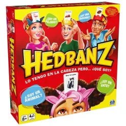 Spin Master Juegos Educativos*Juego De Adivinar ¿Que Tengo En La Cabeza? Hedbanz Family Games