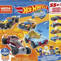 Hot Wheels Puzzles Y Construcciones*Juego De Construccion Mega Construx Personaliza Tu Coche