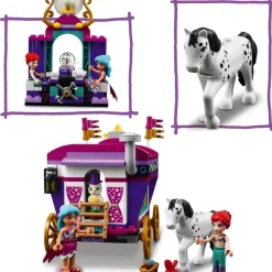 LEGO Puzzles Y Construcciones*Juego De Construccion Mundo De Magia: Caravana Con Animales Friends