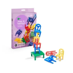 El Corte Inglés Juegos De Mesa*Juego De Habilidad Apilar Objetos Mini De Viaje Las Sillas Flotantes El Corte Ingles
