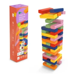 El Corte Inglés Juegos De Mesa*Juego De Habilidad De Madera Sostenible Bloques Tambaleo Color El Corte Ingles