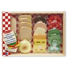 Melissa & Doug Preescolar*Juego De Hacer Sandwiches