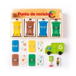 El Corte Inglés Preescolar*Juego De Reciclaje De Madera Sostenible Separar Es Cuidar El Corte Ingles