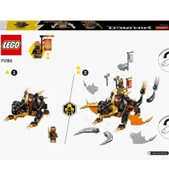LEGO Puzzles Y Construcciones*Juguete De Animales Para Construir Dragon De Tierra Evo De Cole Y Escorpion Ninjago