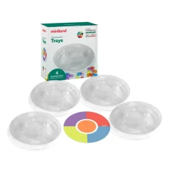 Miniland Preescolar*Juguete De Aprendizajetranslucent Trays