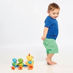 Tomy Preescolar*Juguete De Arrastre Familia Patitos Toomies