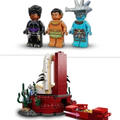LEGO Puzzles Y Construcciones*Juguete De Construccion Black Panther: Wakanda Forever Sala Del Trono Del Rey Namor Con Animales Marinos Marvel