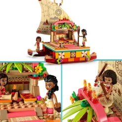 LEGO Puzzles Y Construcciones*Juguete De Construccion Barco Aventurero De Vaiana Y Sina Disney Princesas