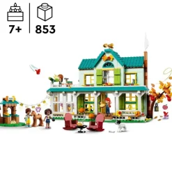 LEGO Puzzles Y Construcciones*Juguete De Construccion Casa De Autumn Con Animales Y Mini Munecas Friends