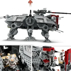 LEGO Puzzles Y Construcciones*Juguete De Construccion Caminante At-Te Con Comandante Cody Star Wars