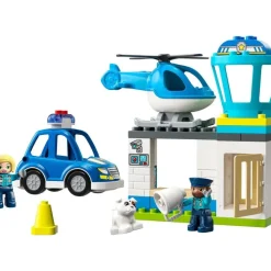 LEGO Puzzles Y Construcciones*Juguete De Construccion Comisaria De Policia Y Helicoptero Con Luces Y Sonido Duplo