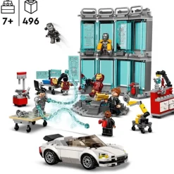 LEGO Puzzles Y Construcciones*Juguete De Construccion De Los Vengadores Trajes Y Armeria De Iron Man Marvel