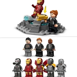 LEGO Puzzles Y Construcciones*Juguete De Construccion De Los Vengadores Trajes Y Armeria De Iron Man Marvel