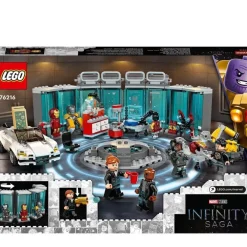 LEGO Puzzles Y Construcciones*Juguete De Construccion De Los Vengadores Trajes Y Armeria De Iron Man Marvel