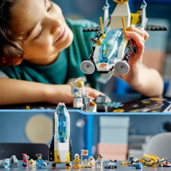 LEGO Puzzles Y Construcciones*Juguete De Construccion Digital Misiones De Exploracion Espacial De Marte Con Ladrillos Interactivos City Missions