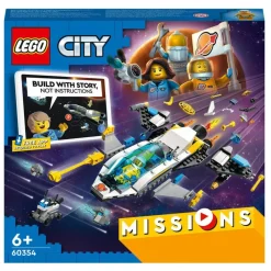 LEGO Puzzles Y Construcciones*Juguete De Construccion Digital Misiones De Exploracion Espacial De Marte Con Ladrillos Interactivos City Missions