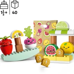 LEGO Puzzles Y Construcciones*Juguete De Construccion Educativo Mercado Organico Primer Duplo