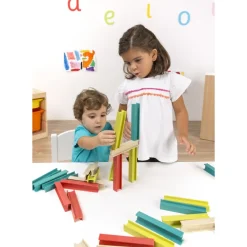 Miniland Preescolar*Juguete De Construccion Eco Beams Building Set