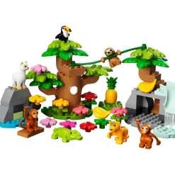 LEGO Puzzles Y Construcciones*Juguete De Construccion Educativo Fauna Salvaje De Sudamerica Figuras De Animales Duplo