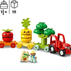 LEGO Puzzles Y Construcciones*Juguete De Construccion Educativo Tractor De Frutas Y Verduras Para Aprender Los Colores Duplo