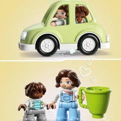 LEGO Puzzles Y Construcciones*Juguete De Construccion Educativo Casa Familiar Con Ruedas Y Coche Duplo