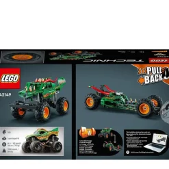 LEGO Puzzles Y Construcciones*Juguete De Construccion 2En1 Monster Jam Dragon O Buggy Cocodrilo Technic