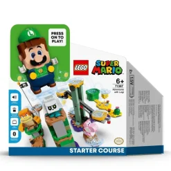 LEGO Puzzles Y Construcciones*Juguete De Construccion Interactivo Pack Inicial: Aventuras Con Luigi Figura Super Mario