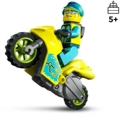 LEGO Puzzles Y Construcciones*Juguete De Construccion Moto Acrobatica: Cibernauta Con Piloto City Stuntz