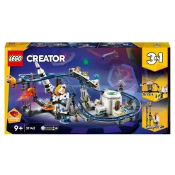 LEGO Puzzles Y Construcciones*Juguete De Construccion Montana Rusa Espacial Parque De Atracciones Space Roller Coaster Creator 3 En 1