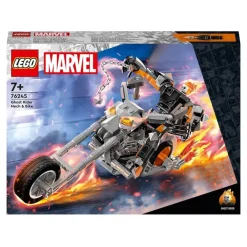 LEGO Puzzles Y Construcciones*Juguete De Construccion Meca Y Moto Del Motorista Fantasma Superheroe Marvel