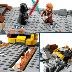 LEGO Puzzles Y Construcciones*Juguete De Construccion Obi-Wan Kenobi Vs. Darth Vader Con Espadas Laser Star Wars