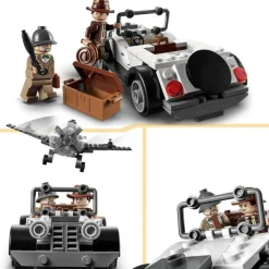LEGO Puzzles Y Construcciones*Juguete De Construccion Persecucion Del Caza Avion Indiana Jones