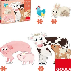 Goula Preescolar*Juguete De Madera Puzzle Xxl Mamas Y Bebes