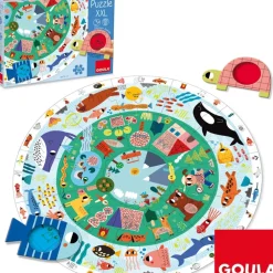 Goula Preescolar*Juguete De Madera Puzzle Xxl Descubre Animales
