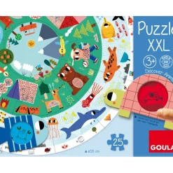 Goula Preescolar*Juguete De Madera Puzzle Xxl Descubre Animales