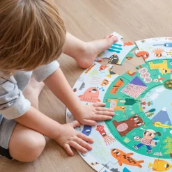 Goula Preescolar*Juguete De Madera Puzzle Xxl Descubre Animales