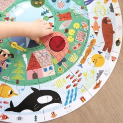 Goula Preescolar*Juguete De Madera Puzzle Xxl Descubre Animales