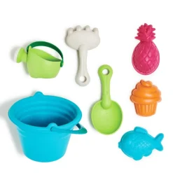 El Corte Inglés Juguetes Al Aire Libre*Juguete De Playa Set De Arena De Bioplastico Cubo Con Accesorios Dia De Playa El Corte Ingles