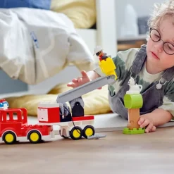 LEGO Puzzles Y Construcciones*Juguete Educativo De Construccion Camion De Bomberos Con Luz Y Sonido Duplo