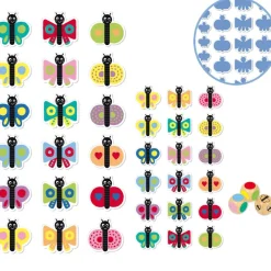 Goula Juegos Educativos*Juguete Educativo De Madera Encuentra La Combinacion Catch It! Butterflies