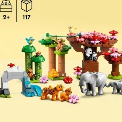 LEGO Puzzles Y Construcciones*Juguete Educativo Fauna Salvaje De Asia Figuras De Animales Con Sonido Duplo