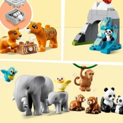 LEGO Puzzles Y Construcciones*Juguete Educativo Fauna Salvaje De Asia Figuras De Animales Con Sonido Duplo