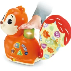 VTech Preescolar*Juguete Para Bebes Ardilla Infantil Pilla Pilla Camina Y Canta, Animal Interactivo Para Aprender A Gatear Baby