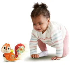VTech Preescolar*Juguete Para Bebes Ardilla Infantil Pilla Pilla Camina Y Canta, Animal Interactivo Para Aprender A Gatear Baby