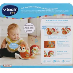 VTech Preescolar*Juguete Para Bebes Ardilla Infantil Pilla Pilla Camina Y Canta, Animal Interactivo Para Aprender A Gatear Baby