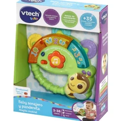 VTech Preescolar*Juguete Para Bebes Baby Sonajero Y Pandereta, Abejita Musical Interactiva Para Agitar Baby