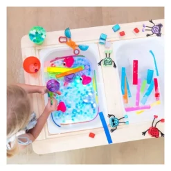 Glo Pals Preescolar*Juguete Sensorial 4 Cubos De Luz Azules Joykids