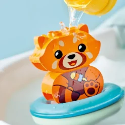 LEGO Puzzles Y Construcciones*Juguetes Para La Banera Diversion En El Bano: Panda Rojo Flotante Duplo