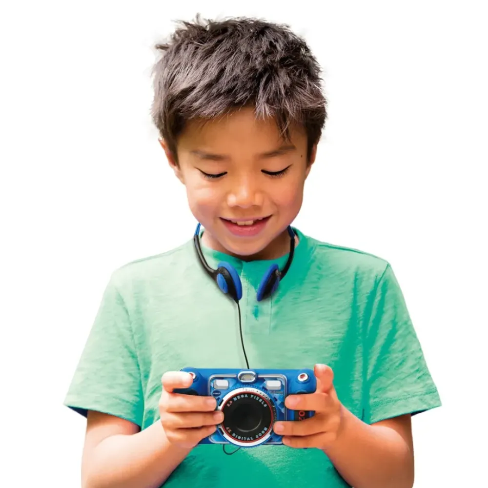VTech Electrónicos*Kidizoom Duo Dx Color Azul Camara De Fotos Y Videos Para Ninos 10 En 1