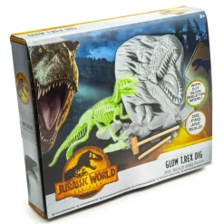 Jurassic World Juegos Educativos*Kit De Excavacion Brillante En La Oscuridad